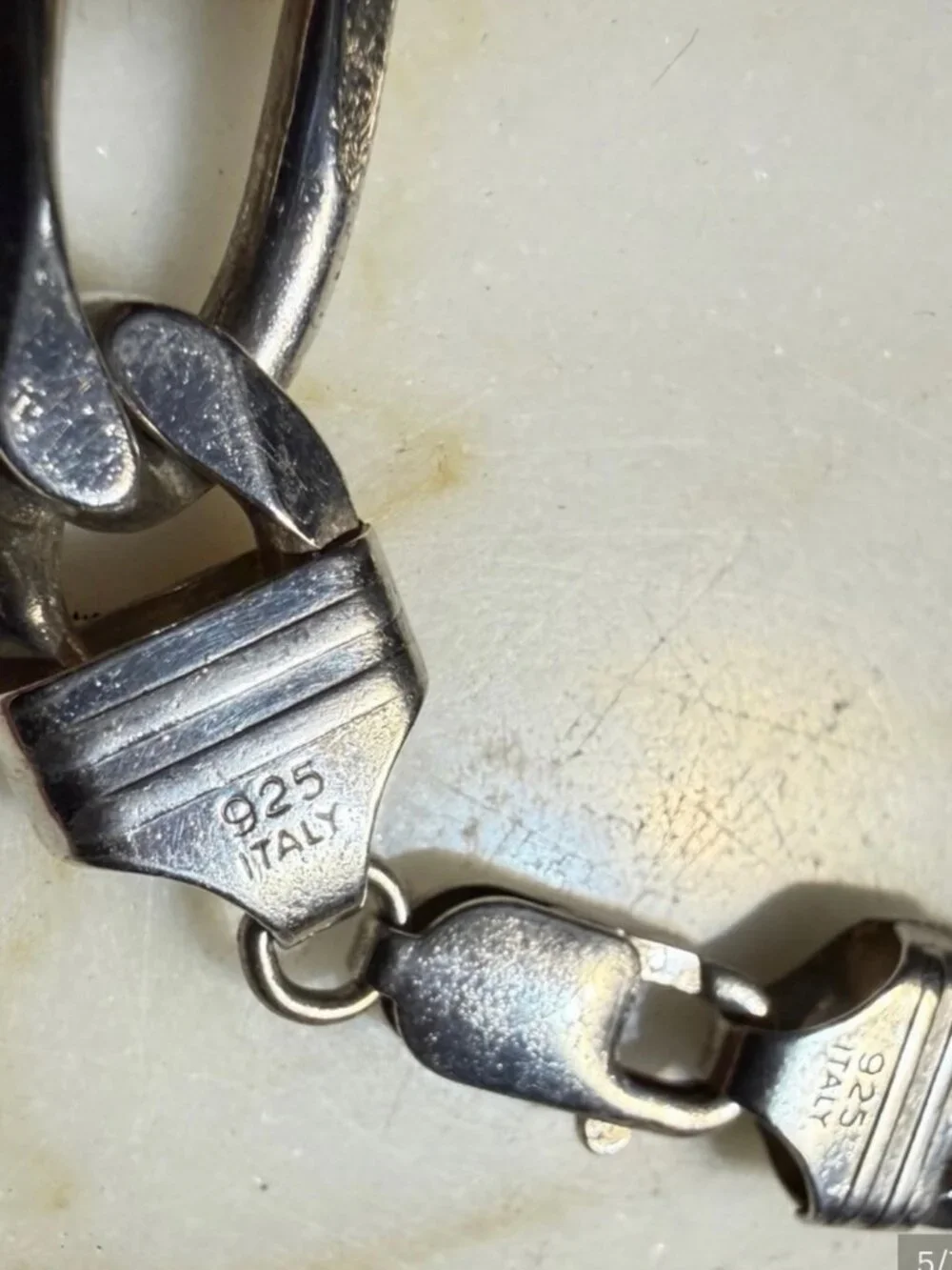 Rare Vintage Italian 925 Sterling 9